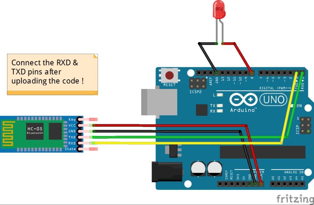 bluetooth module tutorial, connections, coding, arduino