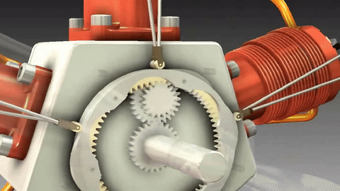 Inlet/Outlet mechanism of Radial engines