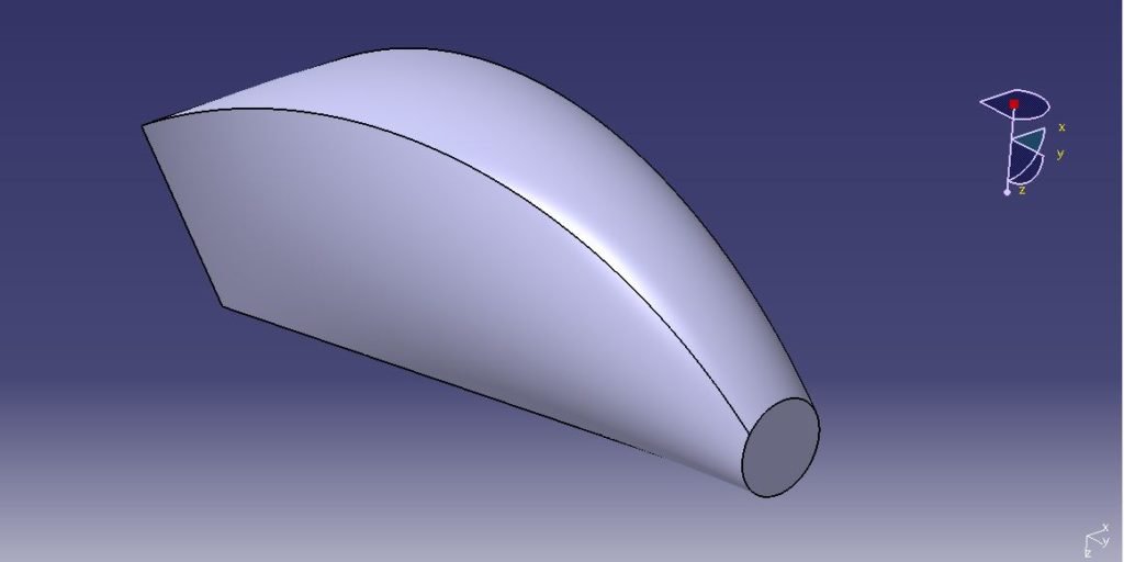 multi section solid through GUIDES