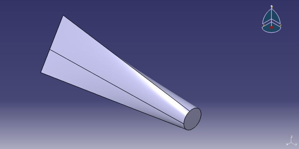 multi section solid, coupling mode - Ratio