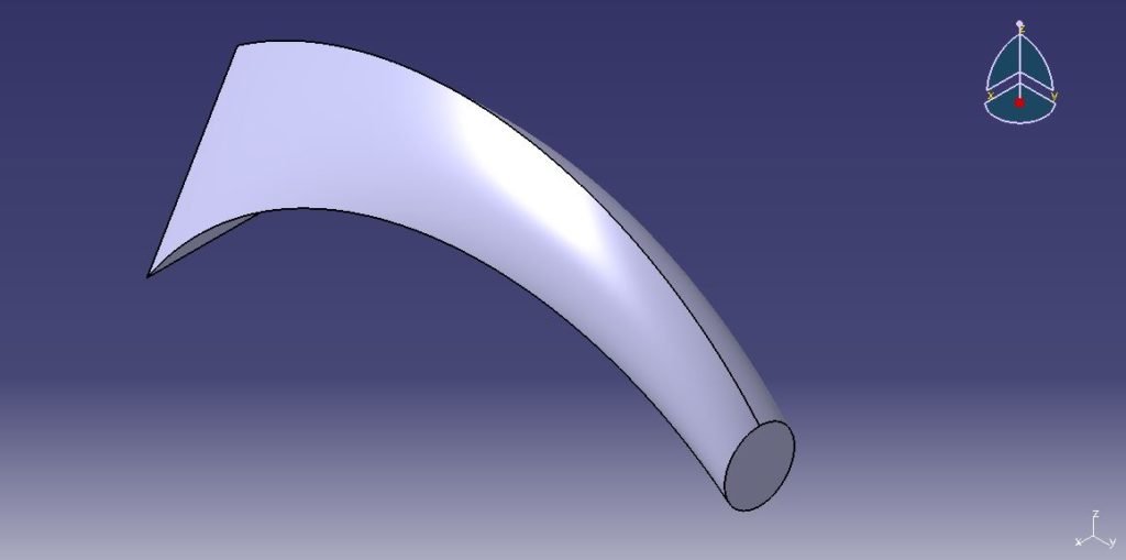 multi section solid through Spine