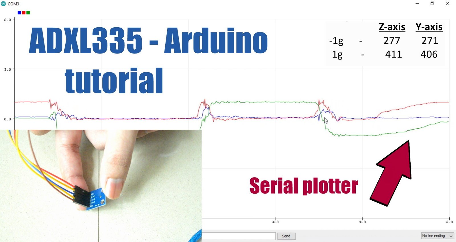 adxl335 accelerometer arduino tutorial
