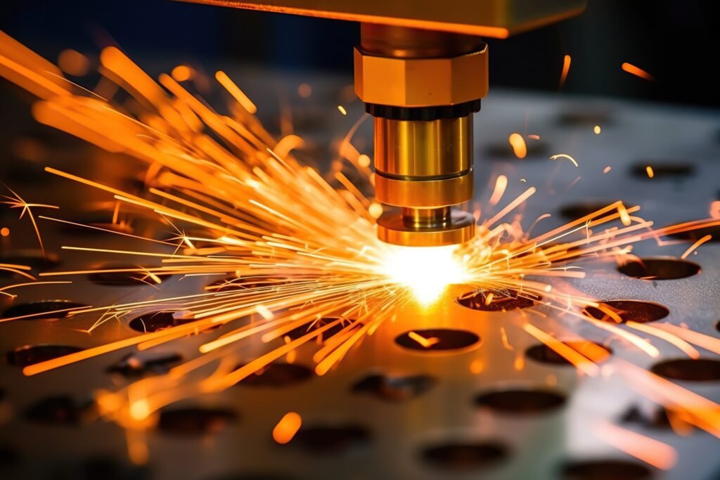 CNC cutting machine as one of the fabrication processes